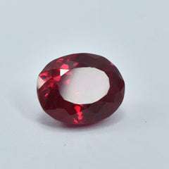 Fantastic Sale On Red Ruby 7.55 Carat Oval Shape Natural Certified Burma Red Ruby Loose Gemstone