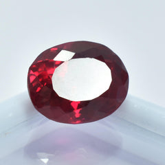 Fantastic Sale On Red Ruby 7.55 Carat Oval Shape Natural Certified Burma Red Ruby Loose Gemstone