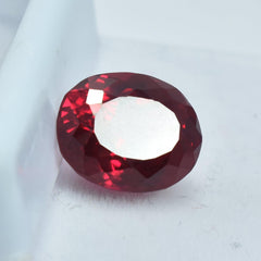 Fantastic Sale On Red Ruby 7.55 Carat Oval Shape Natural Certified Burma Red Ruby Loose Gemstone