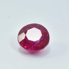 Round Shape 7.85 Carat Natural Certified Flawless Pink Ruby Loose Gemstone Best For Safety And Security