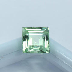 Hurry Up For Natural Bluish Green Sapphire 2.95 Carat Square Cut Montana Sapphire Natural Certified Gemstone