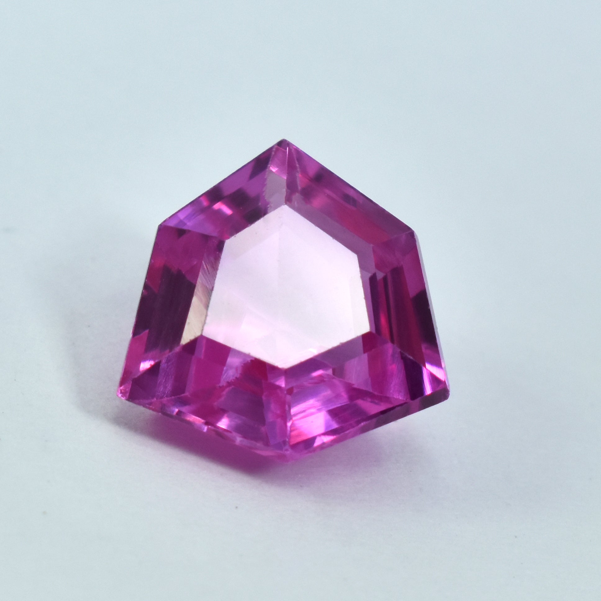 Sparkling Pink Sapphire 7.35 Carat Fancy Shape Pink Ceylon Sapphire Natural Certified  Loose Gemstone
