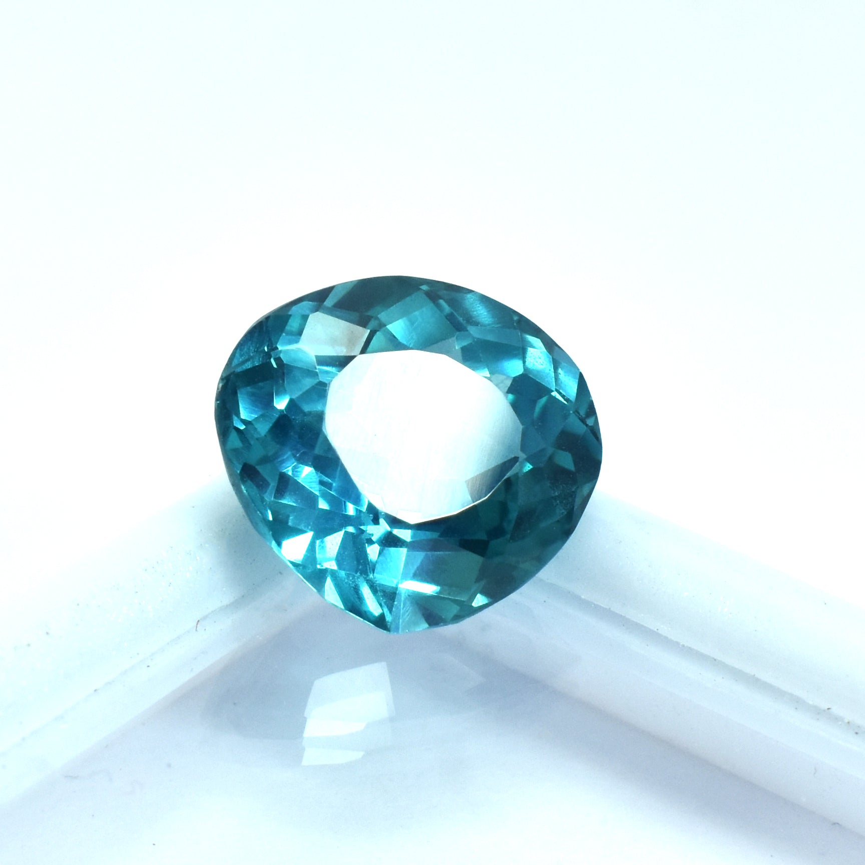 Sri Lanka Sapphire Natural 6.05 Carat Pear Shape Bluish Green Montana Sapphire Natural Certified Gemstone