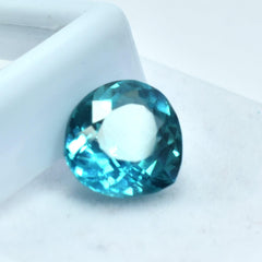 Sri Lanka Sapphire Natural 6.05 Carat Pear Shape Bluish Green Montana Sapphire Natural Certified Gemstone