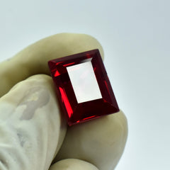 10.34 Carat Emerald Shape Pigeon Red Ruby Natural Certified Loose Ruby Gemstone Best For Status and Luxury