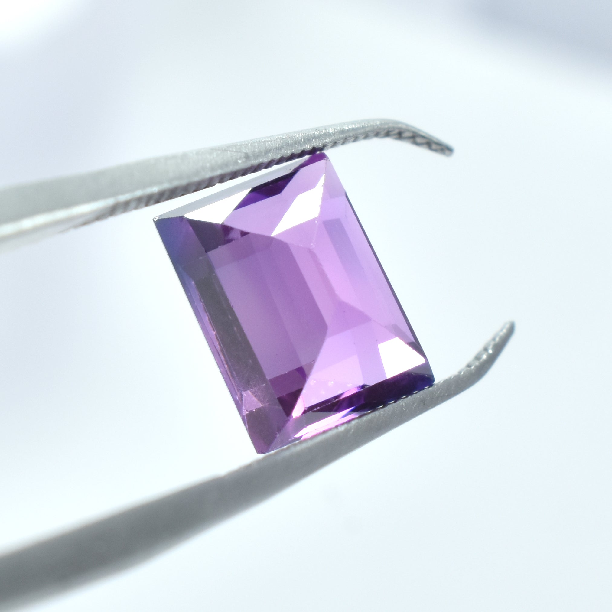 Natural Purple Tanzanite 4.90 Carat Emerald Shape Natural Certified Loose Gemstone December Birthstone From Tanzania Best Gift For Your Friends