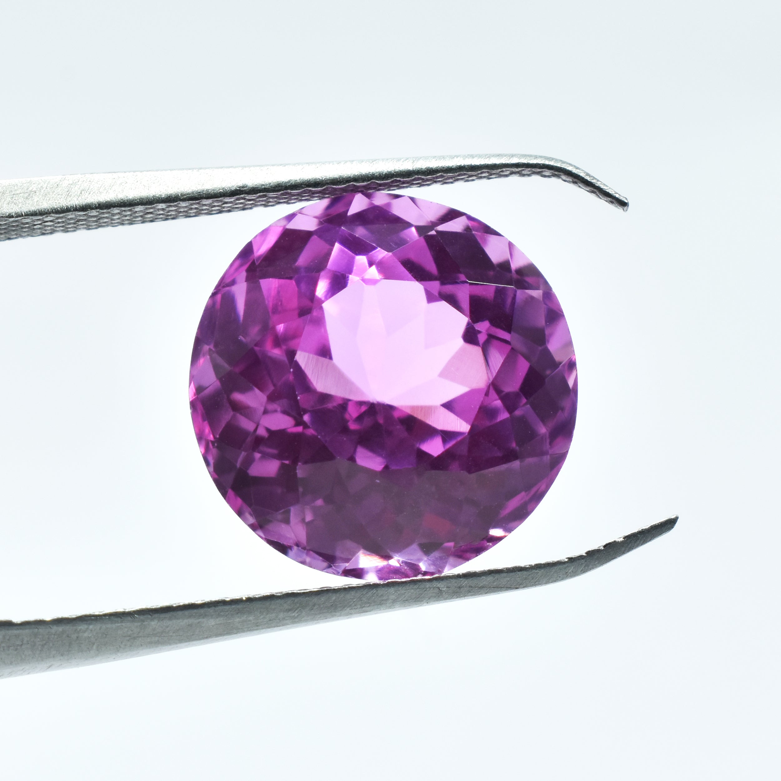 Amazing Sri Lanka Sapphire Pink Ceylon Sapphire 10.20 Carat Round Shape Natural Certified Pink Sapphire Loose Gemstone Best For Protection