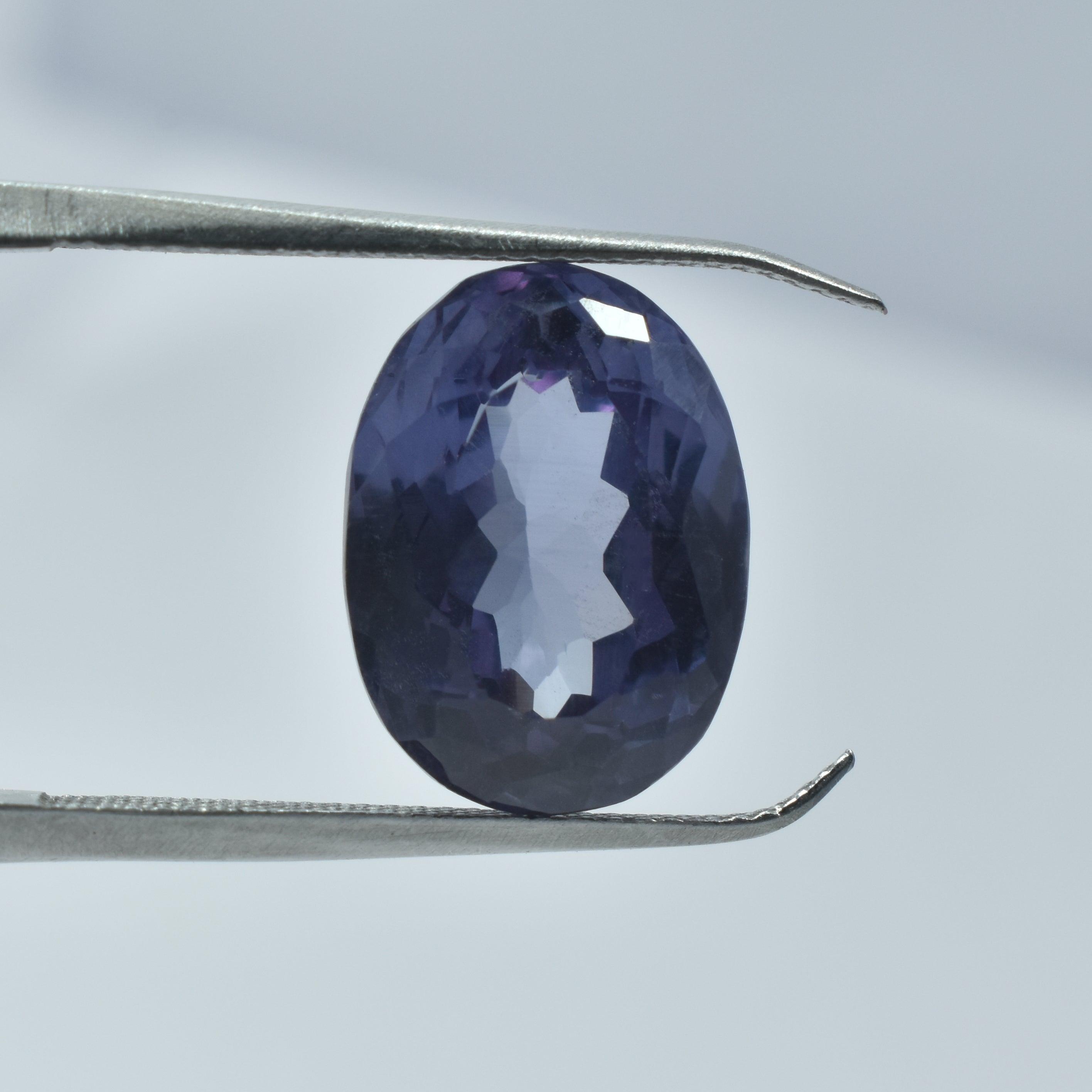 Russian Alexandrite Natural 9.40 Carat Oval Shape Color Change Alexandrite Loose Gemstone Use For Gift Best For Good Luck Natural Color Change Alexandrite