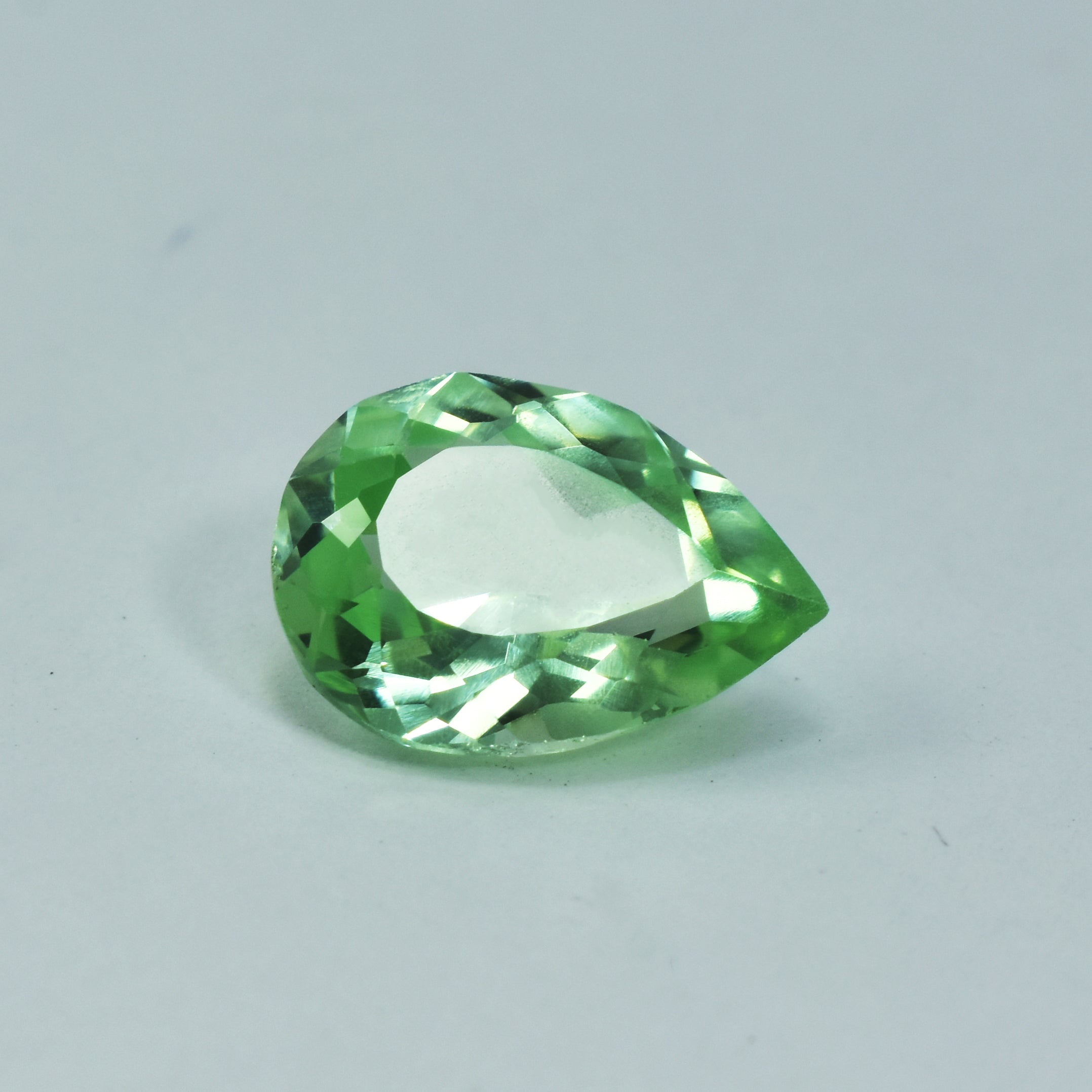 Certified Bluish Green Sapphire 3.65 Carat Natural Pear Shape Bluish Green Montana Sapphire Loose Gemstone September Birthstone