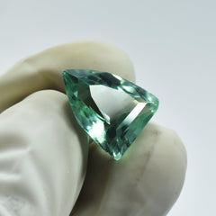 Natural 6.30 Carat Bluish Green Montana Sapphire Fancy Shape Certified Natural Loose Gemstone From Sri Lanka September Birthstone Jewelry Making Stone