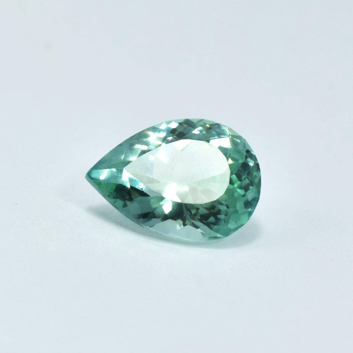 Most Attractive Bluish Green Sapphire From Sri Lanka Certified Natural 4.40 Carat  Pear Shape Bluish Green Montana Sapphire Loose Gemstone Best For Engagement Rings Stone