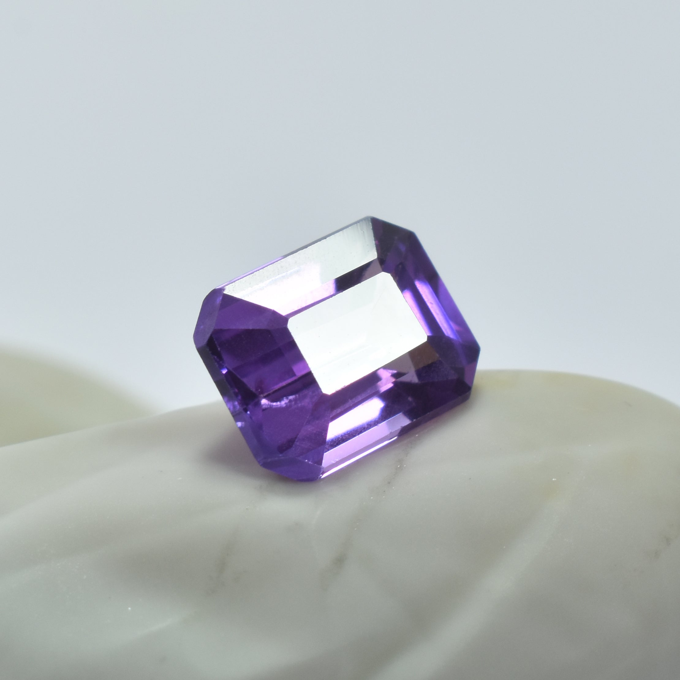 Natural Rare Purple Tanzanite Emerald Shape 8.40 Carat Certified Loose Gemstone Jewelry Making Gemstone Best For Good Luck Purple Tanzanite