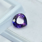 Purple Tanzanite 7.10 Carat Pear Shape Natural Purple Tanzanite Certified Loose Gemstone December Birthstone Best For Overall Well-Being Pendant Making Gemstone