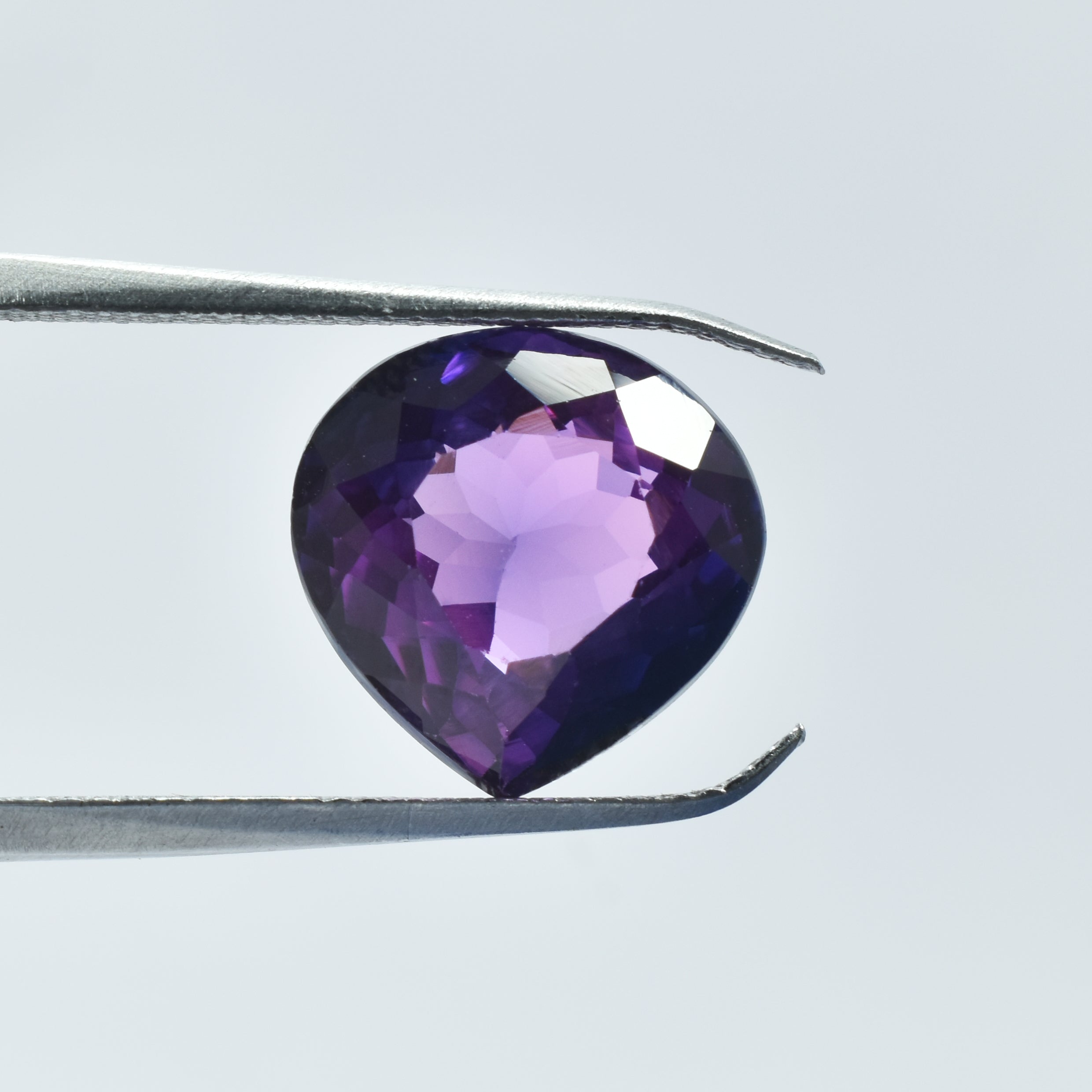 Purple Tanzanite 7.10 Carat Pear Shape Natural Purple Tanzanite Certified Loose Gemstone December Birthstone Best For Overall Well-Being Pendant Making Gemstone