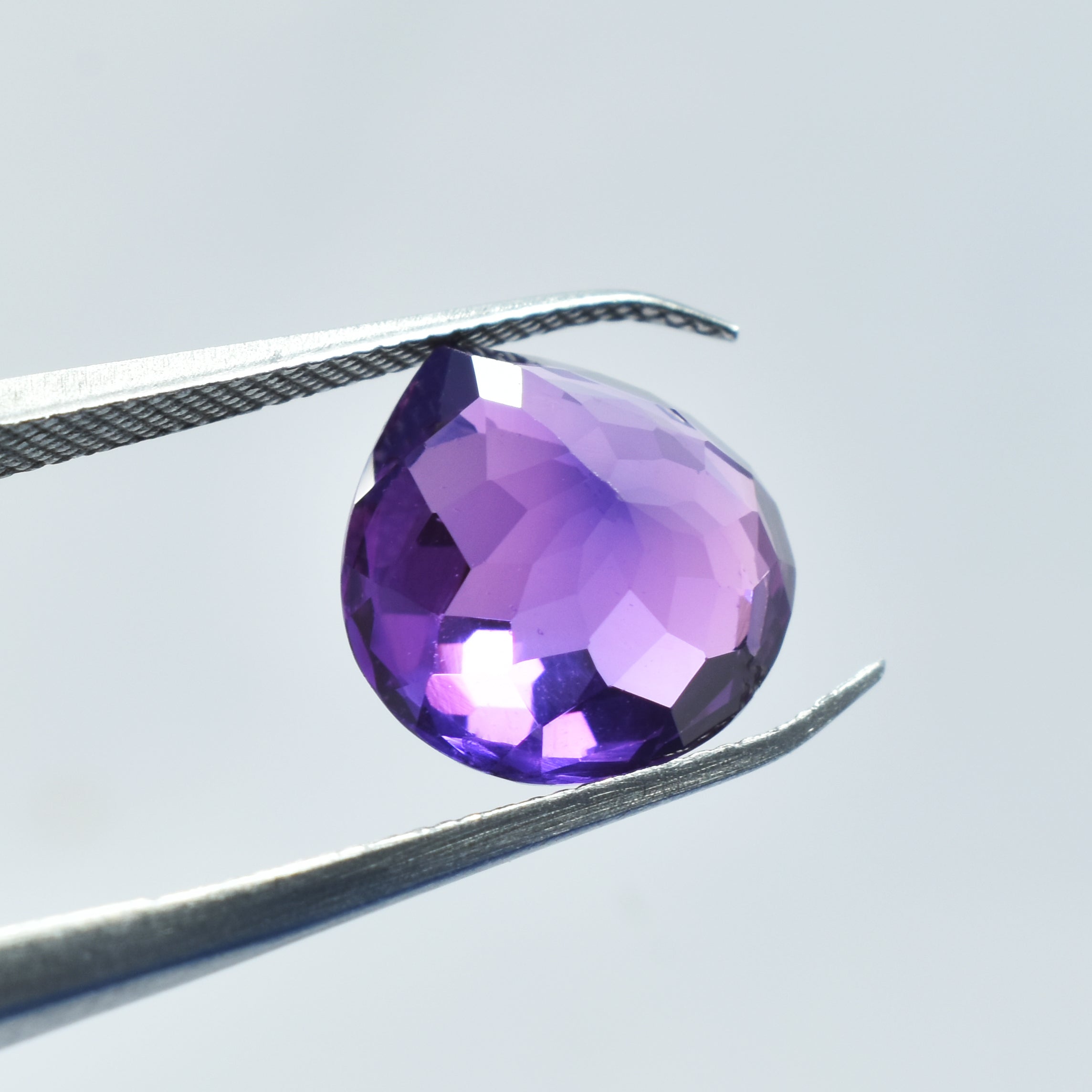 Purple Tanzanite 7.10 Carat Pear Shape Natural Purple Tanzanite Certified Loose Gemstone December Birthstone Best For Overall Well-Being Pendant Making Gemstone