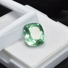 Sri Lanka Sapphire Bluish Green Montana Sapphire 9.30 Carat Cushion Shape Natural Montana Sapphire Certified Best For Good Luck Loose Gemstone