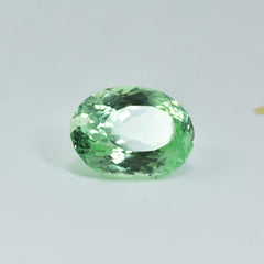 Natural Very Beautiful Bluish Green Sapphire 8.55 Carat Oval Shape Bluish Green Montana Sapphire Certified Gemstone