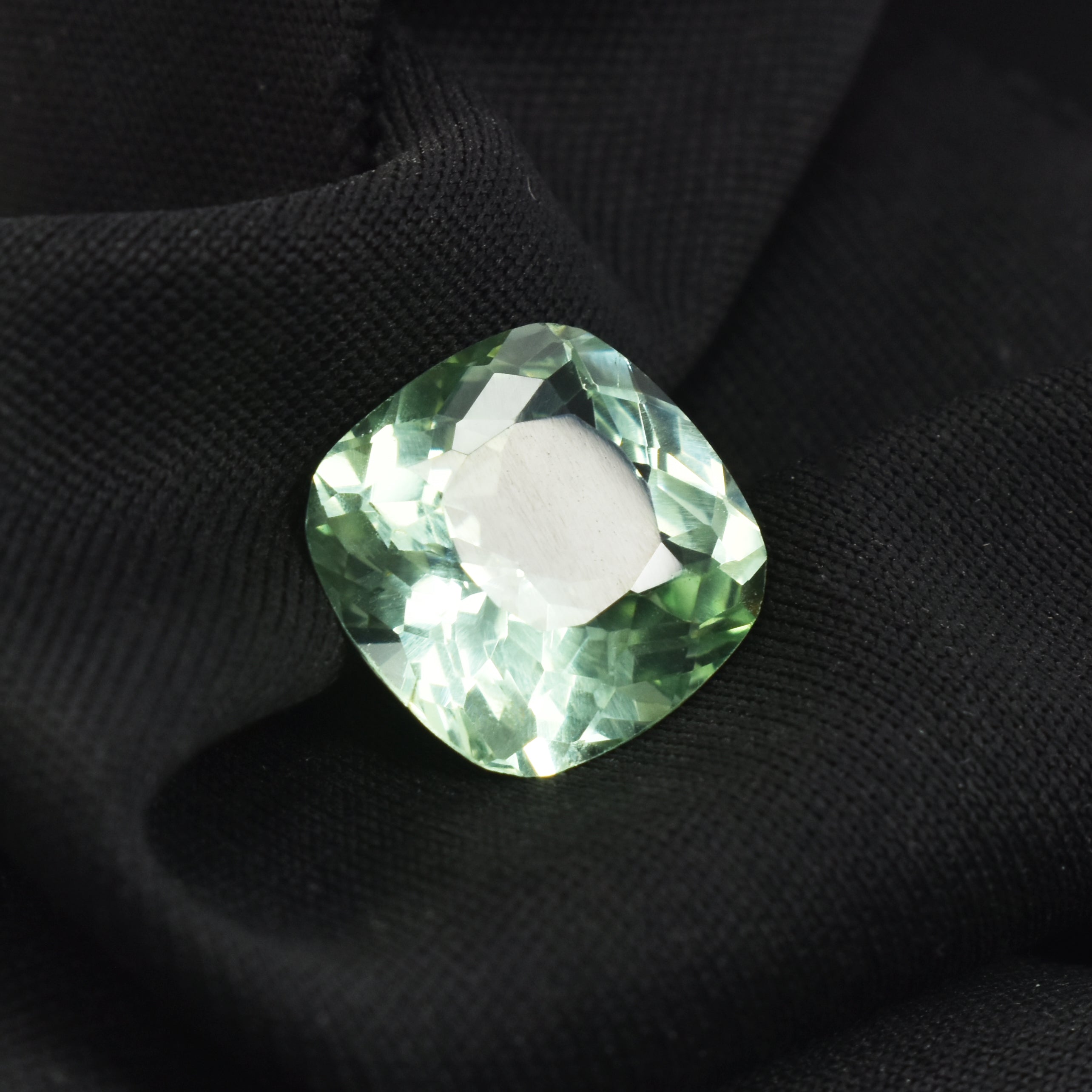 Natural Bluish Green 7.00 Carat Montana Sapphire Square Cushion Shape Certified Natural Loose Gemstone From Sri Lanka September Birthstone Jewelry Making Stone Best For Protection