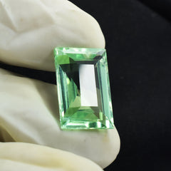 Mind Blowing Bluish Green Montana Sapphire 9.70 Carat Emerald Shape Natural Montana Sapphire Best Certified Pendant Making Loose Gemstone Use As A Gift Montana Sapphire Stone