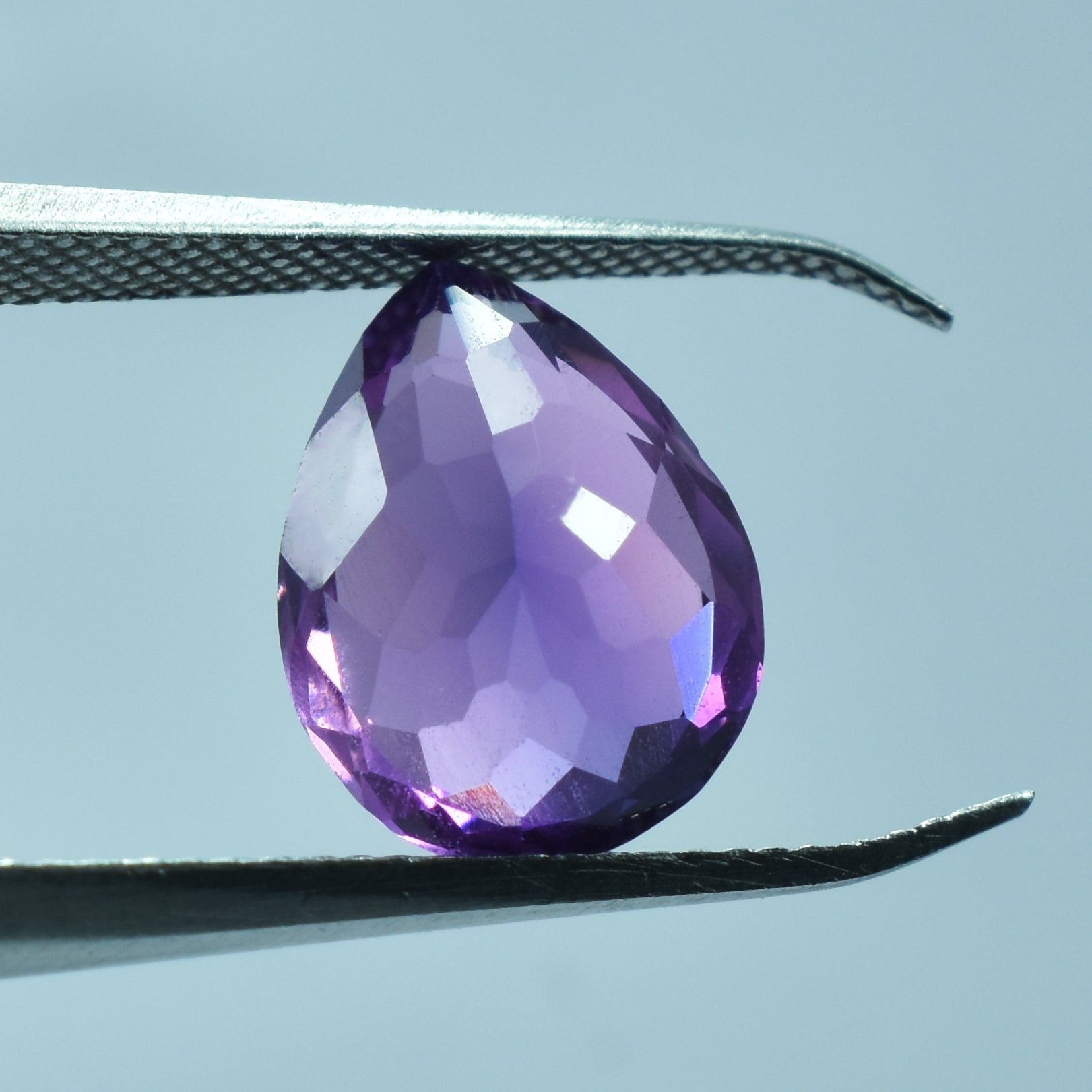 Extremely Rare Purple Color Change Sapphire 7.95 Carat Pear Shape Certified Natural Loose Gemstone | Free Delivery Free Gift | Best Offer