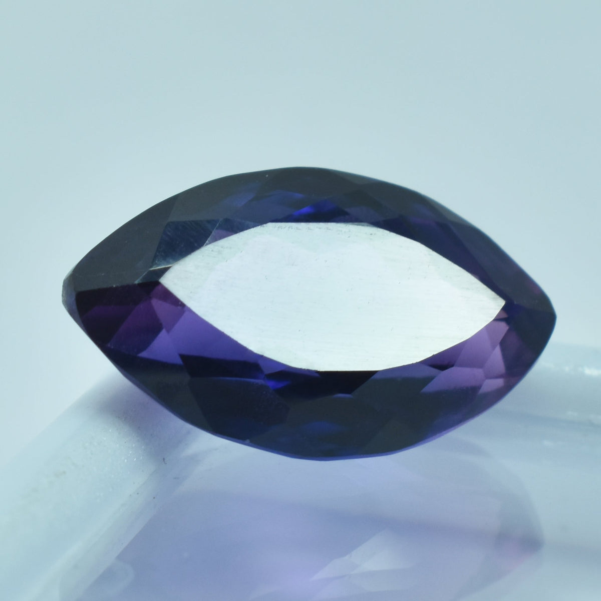 Purple Sapphire Marquise Cut Natural 12.56 Carat Color Change Loose Gemstone Certified | Best Gift For Anniversary | "SAPPHIRE Knows For Protection & Calmness "