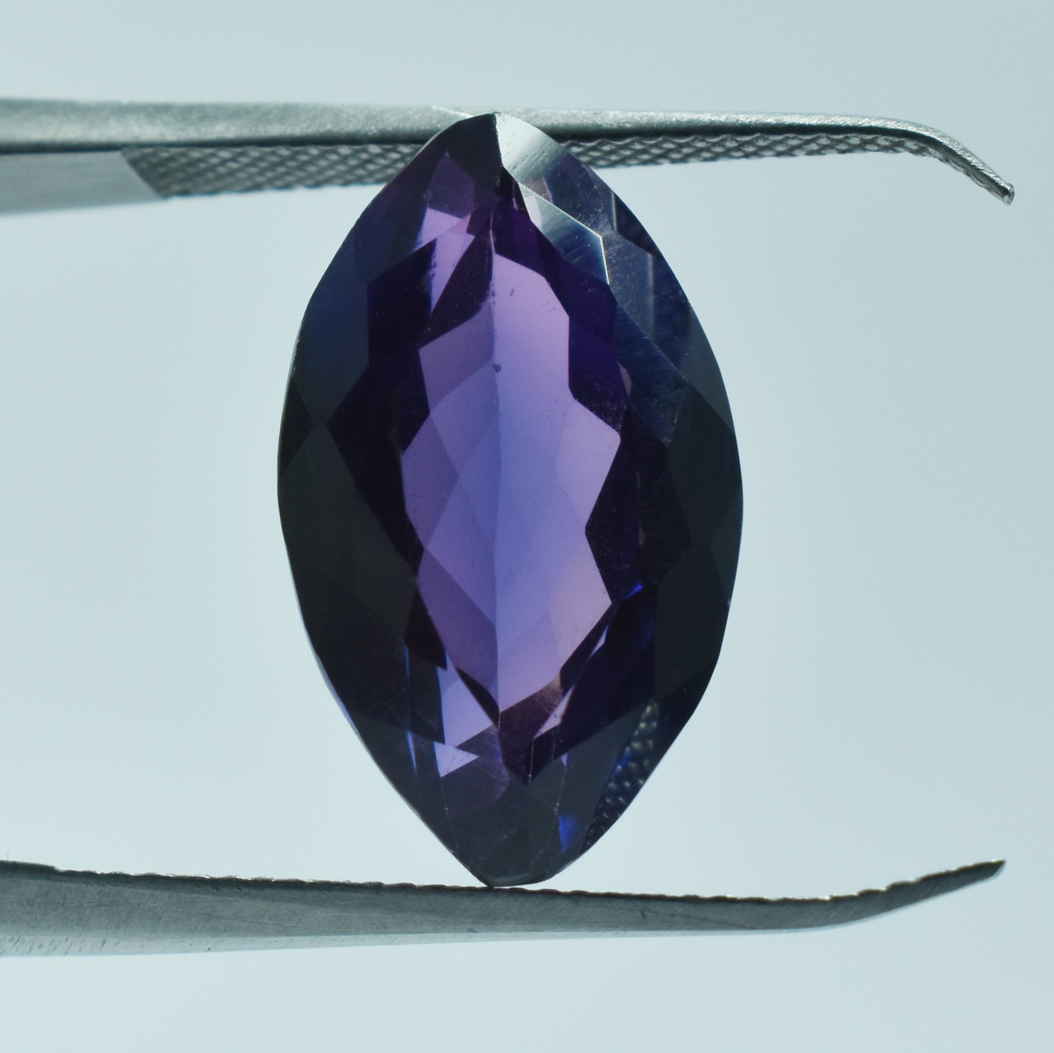 Purple Sapphire Marquise Cut Natural 12.56 Carat Color Change Loose Gemstone Certified | Best Gift For Anniversary | "SAPPHIRE Knows For Protection & Calmness "