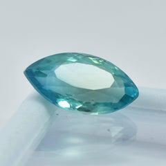 Bluish Green Sapphire 5.85 Carat Montana Sapphire Marquise Cut Certified Natural Loose Gemstone