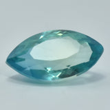 Bluish Green Sapphire 5.85 Carat Montana Sapphire Marquise Cut Certified Natural Loose Gemstone