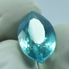 Bluish Green Sapphire 5.85 Carat Montana Sapphire Marquise Cut Certified Natural Loose Gemstone