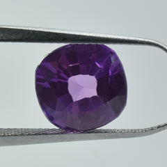 Amazing Offer Natural Sapphire Certified 5.05 Ct Sapphire Pink Square Cushion Cut Loose Gemstone