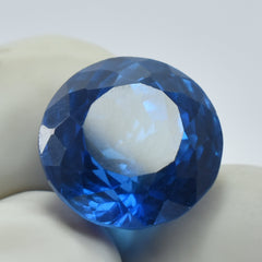 Beautiful Sapphire Certified Round Cut 7.80Ct Blue Color Natural Loose Teal Sapphire Gemstone