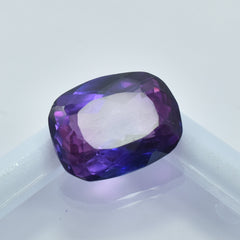 Adorable Purple Tanzanite 6.50 Carat Cushion Cut Certified Loose Gemstone Natural Tanzanite Gemstone