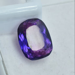 Adorable Purple Tanzanite 6.50 Carat Cushion Cut Certified Loose Gemstone Natural Tanzanite Gemstone