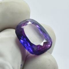 Adorable Purple Tanzanite 6.50 Carat Cushion Cut Certified Loose Gemstone Natural Tanzanite Gemstone