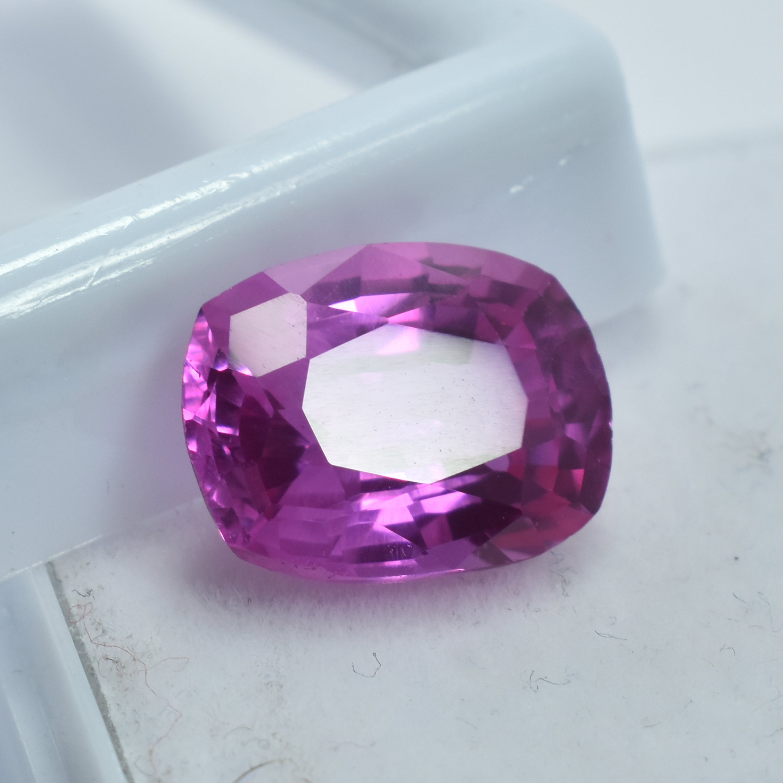 Gorgeous Pink Sapphire Natural 7.40 Ct Certified Cushion Cut Loose Gemstone Free Shipment