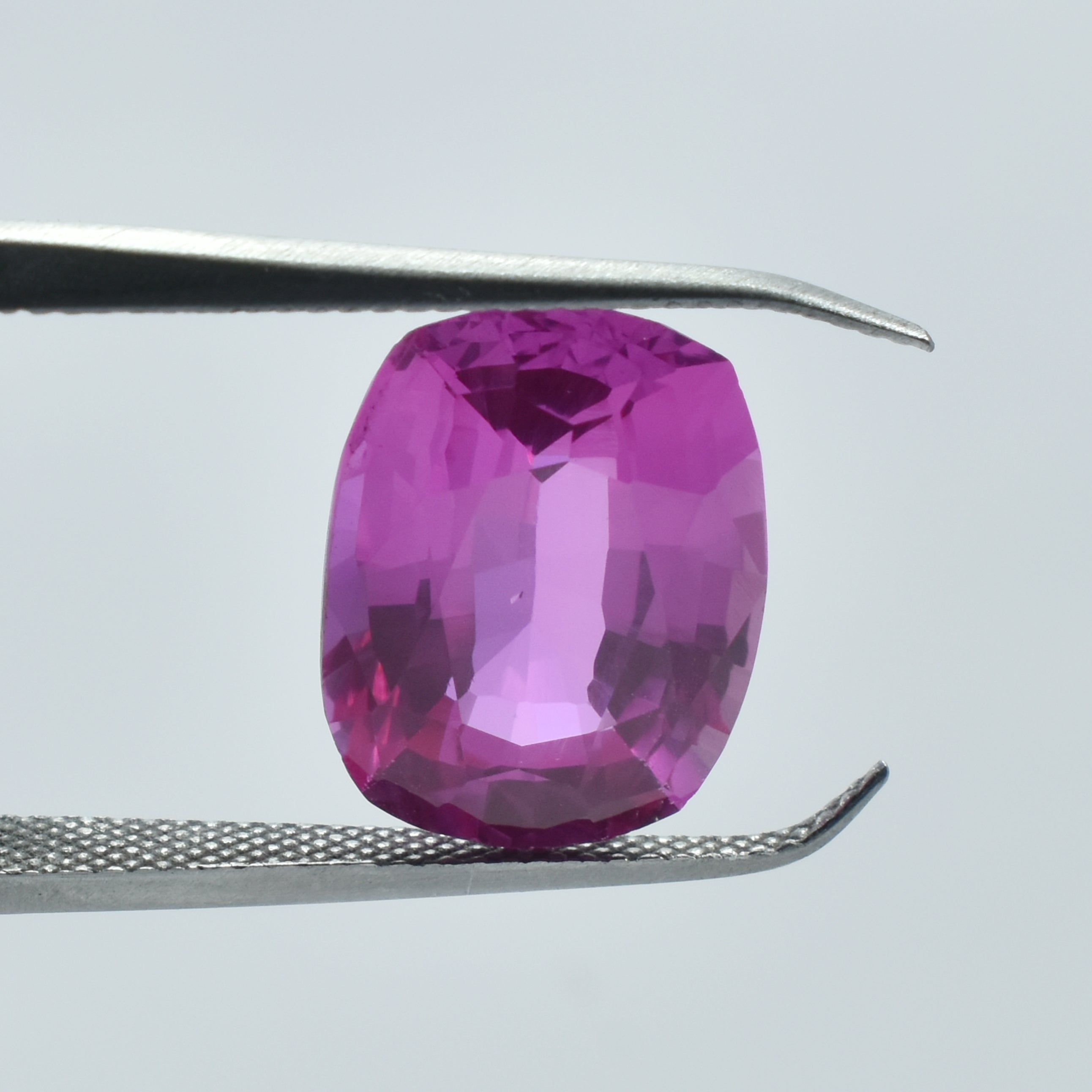 Gorgeous Pink Sapphire Natural 7.40 Ct Certified Cushion Cut Loose Gemstone Free Shipment