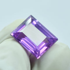 Hurry Up For Biggest Offer 8.10 Carat Emerald Cut Certified Loose Gemstone Purple Tanzanite