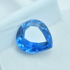 Beautiful Blue Teal Sapphire 7.20 Carat Pear Cut Natural Loose Gemstone Sri-Lanka Sapphire For Jewelry Making