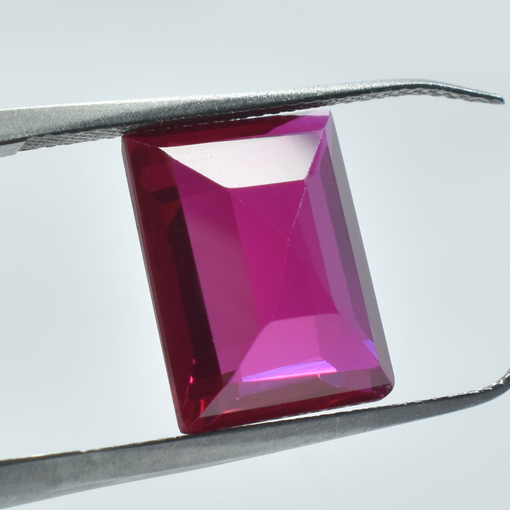 Emerald Cut Certified Burmese Ruby Red 8.60 Carat Natural Beautiful Pigeon Ruby Loose Gemstone