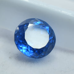 Natural Teal Sapphire 6.65 Carat Blue Color Round Shape Certified Loose Gemstone Therapeutic and Spiritual Properties Sapphire Gemstone