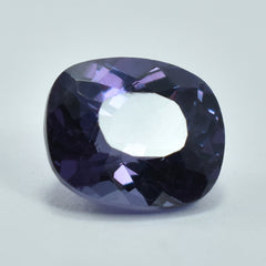 Most Beautiful Alex Gemstone 5.95 Carat Cushion Shape Natural Certified Loose Gemstone Color-Change Alexandrite Gem