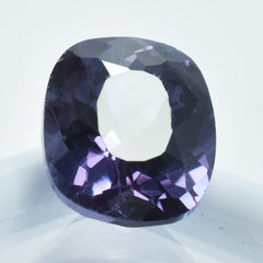 Most Beautiful Alex Gemstone 5.95 Carat Cushion Shape Natural Certified Loose Gemstone Color-Change Alexandrite Gem