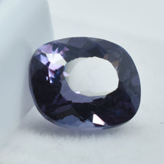 Most Beautiful Alex Gemstone 5.95 Carat Cushion Shape Natural Certified Loose Gemstone Color-Change Alexandrite Gem