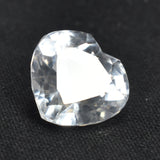 9.65 Carat Heart Shape Natural White Sapphire Certified Loose Gemstone | Free Delivery With Gift | Sapphire Rings | Best Offer