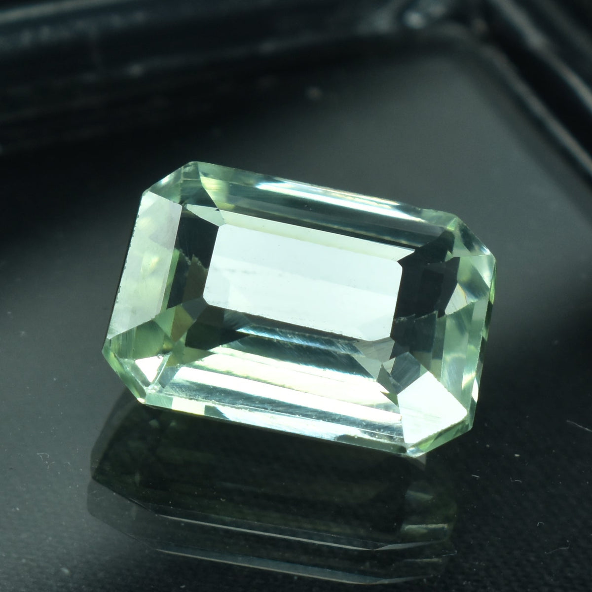 World's Best Bluish Green Sapphire 7.00 Carat Emerald Cut Natural Certified Sapphire Loose Gemstone