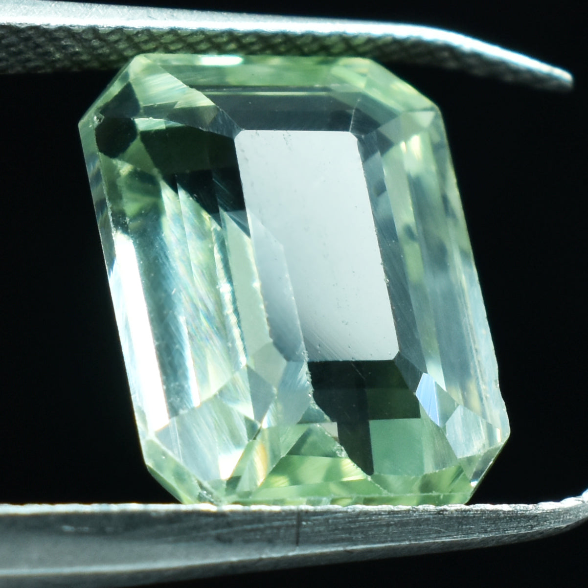 World's Best Bluish Green Sapphire 7.00 Carat Emerald Cut Natural Certified Sapphire Loose Gemstone