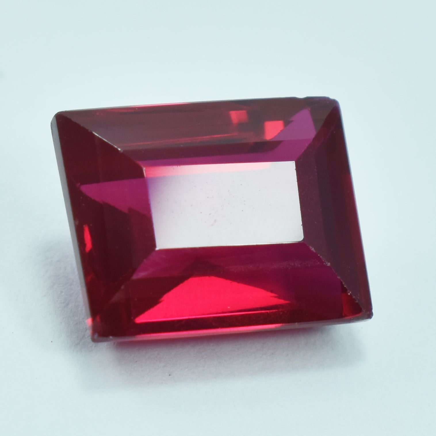 Natural Loose Gemstone 9.60 Carat Ruby Red Emerald Shape Most Amazing Rubies Red Gemstone From Mozambique Certified Ruby