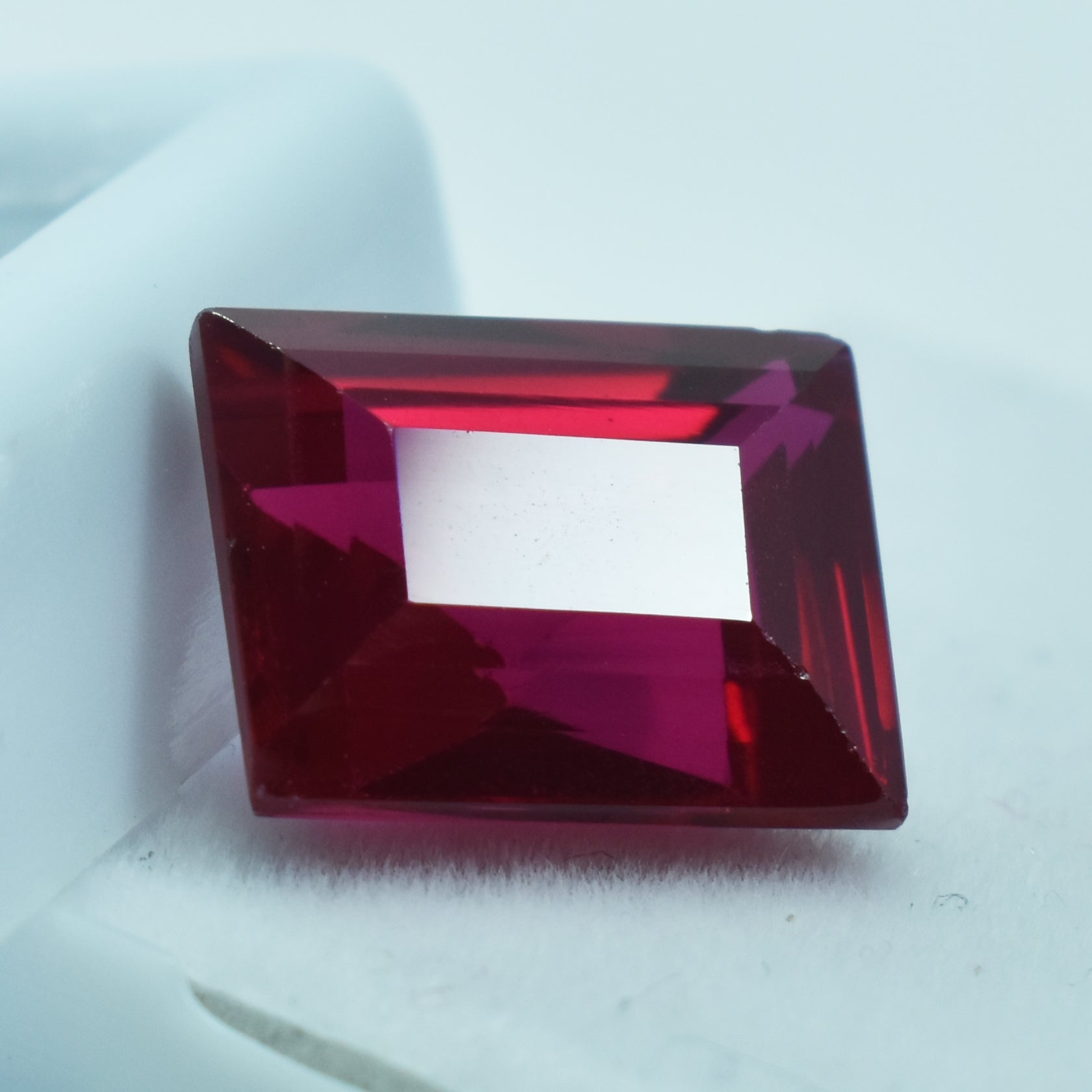 Natural Loose Gemstone 9.60 Carat Ruby Red Emerald Shape Most Amazing Rubies Red Gemstone From Mozambique Certified Ruby