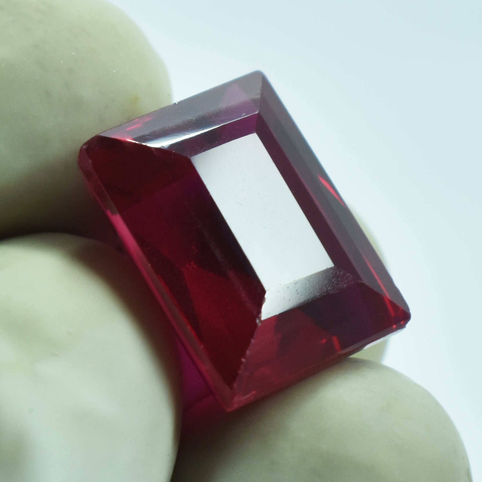 Natural Loose Gemstone 9.60 Carat Ruby Red Emerald Shape Most Amazing Rubies Red Gemstone From Mozambique Certified Ruby