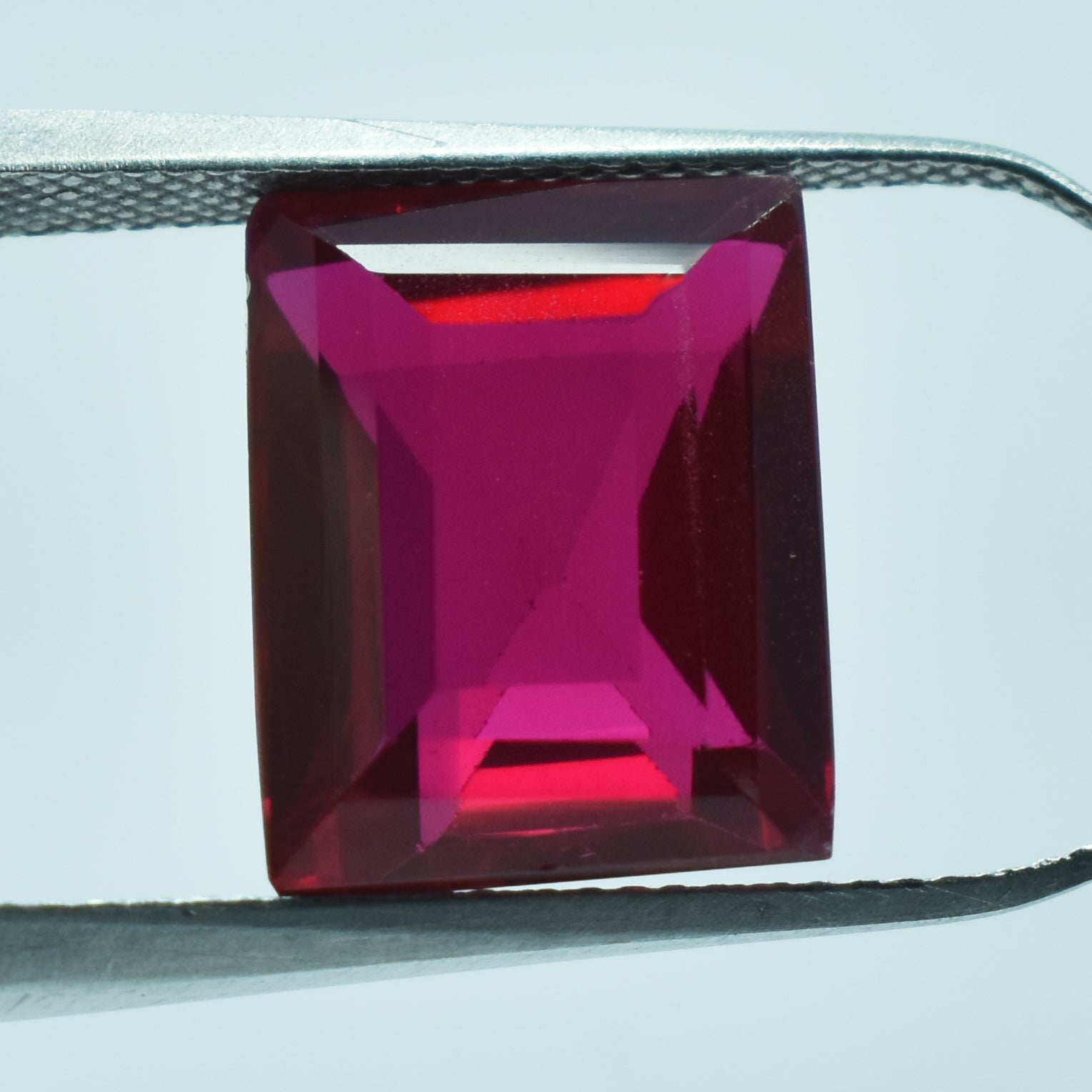 Natural Loose Gemstone 9.60 Carat Ruby Red Emerald Shape Most Amazing Rubies Red Gemstone From Mozambique Certified Ruby